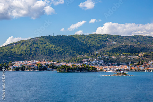 Skiathos town on Skiathos island, Greece