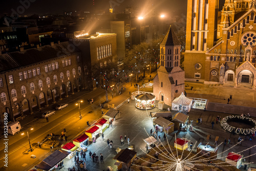 Christmas Market in Szeged, Hungary © mehdi33300