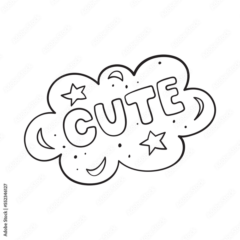 Isolated vector illustration of cute sign. Thin line icon for design, cover etc. Isolated vector illustration of cute sign. Thin line icon for design, cover etc.
