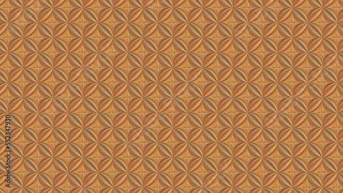 黄土色の幾何学模様 yellow ocher 16：9 Geometrical Pattern