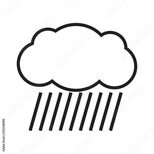 heavy rain weather icon