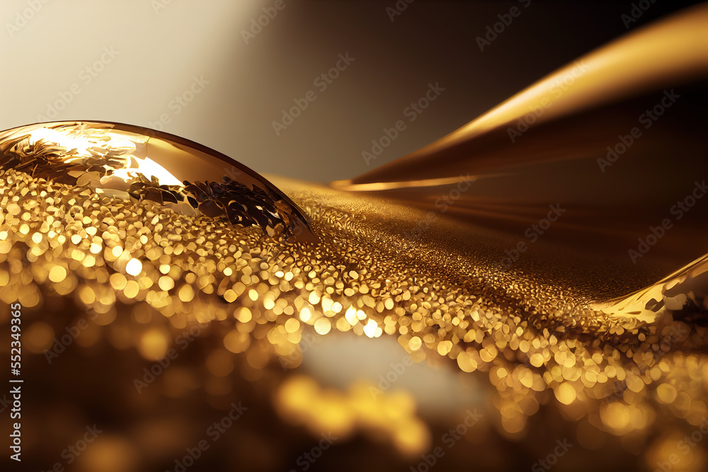 Obraz premium luxury gold background. ai generated.