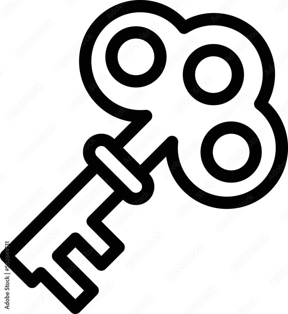 Key Vector Icon Design Illustration Key Vector Icon Design Illustration