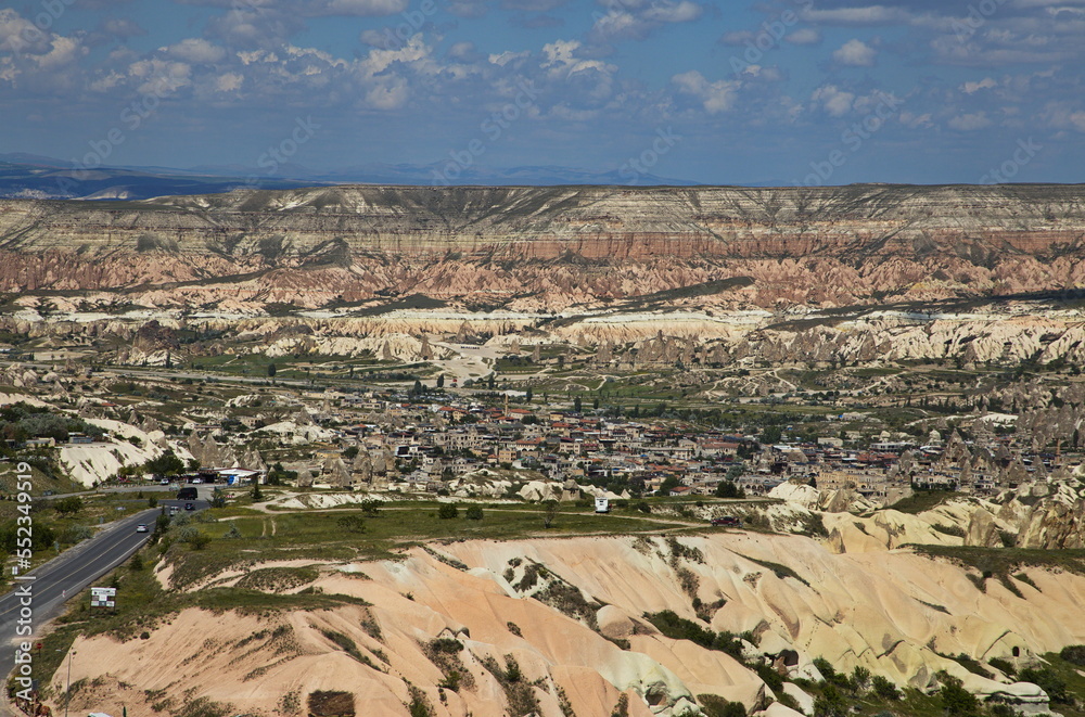 Landscape at Uchisar in Cappadocia,Nevsehir Province,Turkey
