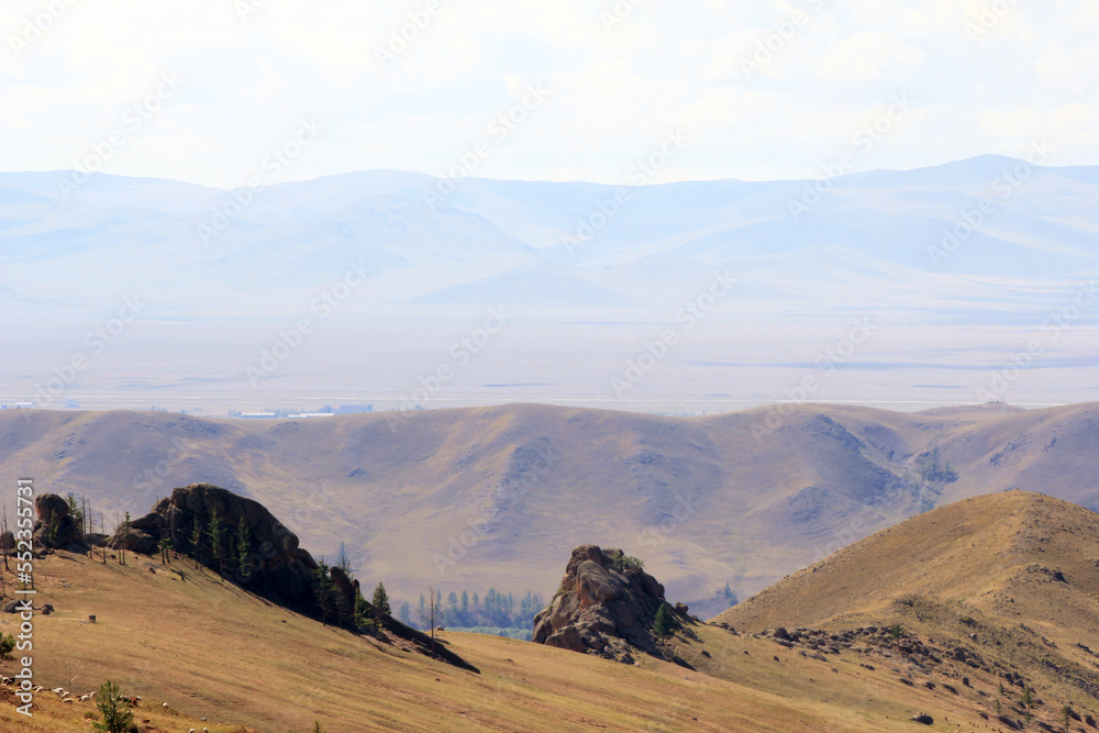 Beautiful landscape of Gorkhi-Terelj National Park, Mongolia