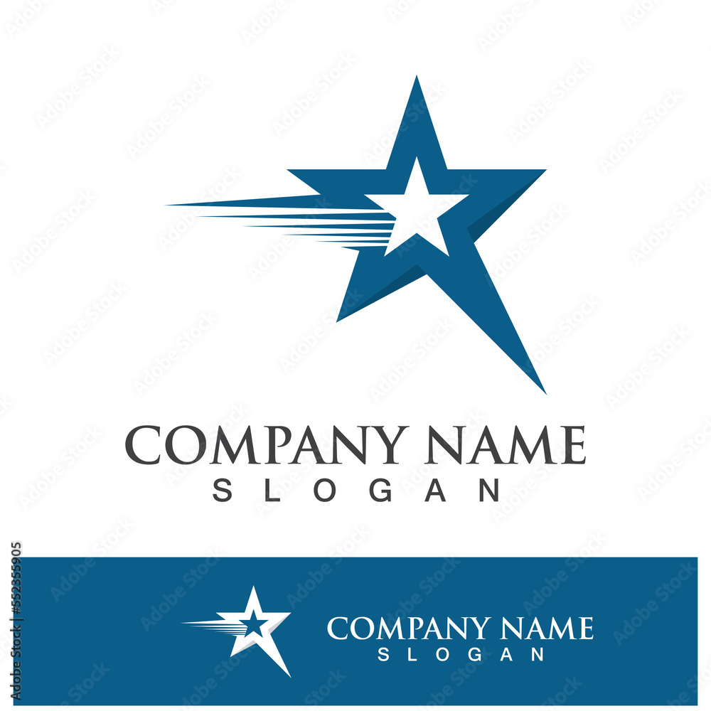 Star icon template design Star icon template design