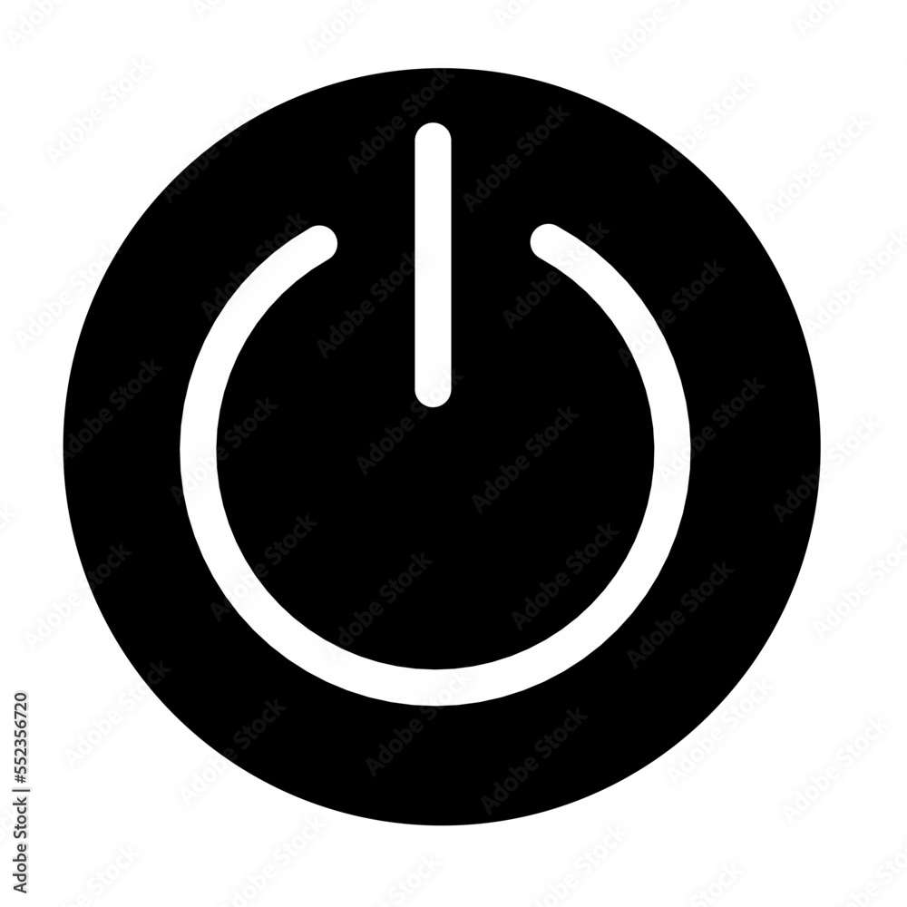 Power Icon for Graphic Design Projects Power Icon for Graphic Design Projects
