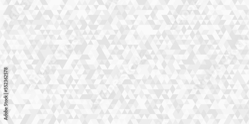 Gray White Polygon Mosaic Background, business and corporate background. ekegant white and gray triangle pattern banner design