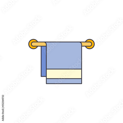 Razor shaver icon in color, isolated on white background 