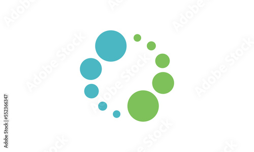 Abstract Wellness Logo. Usable for Nature, Cosmetics, Healthcare and Beauty Logos. Flat Vector Logo Design Template