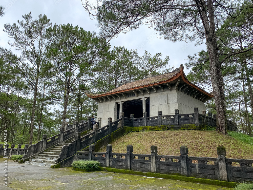 Ancient tomb of a hero in Dalat, Vietnam Ancient tomb of a hero in Dalat, Vietnam