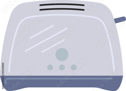 Steel toaster flat icon Machine for making sandwich