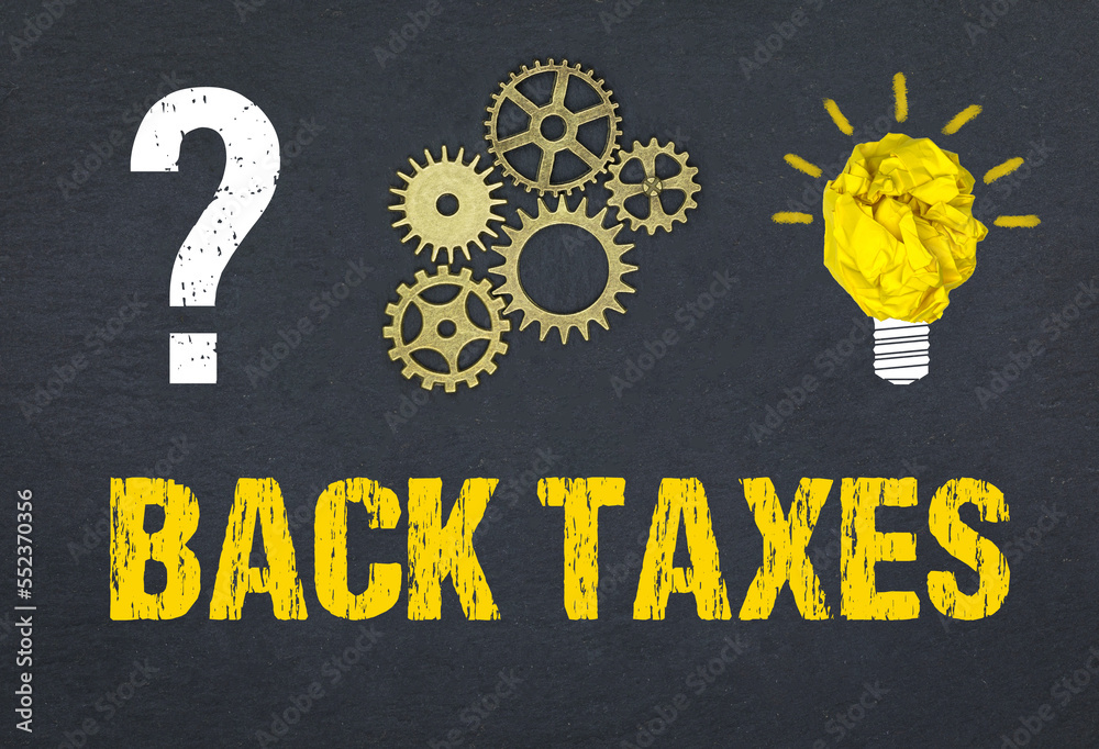 Obraz premium Back Taxes 