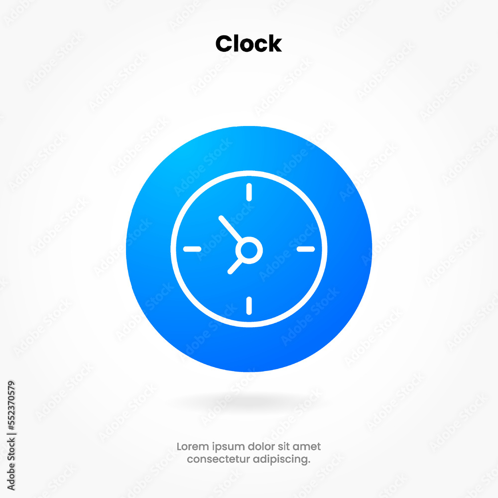 3d time and clock icon. Clock icon in trendy flat and line style isolated on background. Icons for date, time, era, duration, period, span, hour, minute, watch, timer, time keeper. 3d time and clock icon. Clock icon in trendy flat and line style isolated on background. Icons for date, time, era, duration, period, span, hour, minute, watch, timer, time keeper.