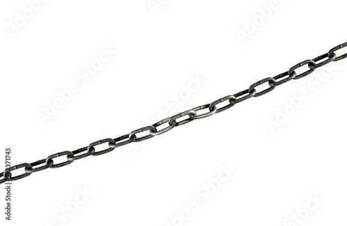 chain, stretched chain, isolate, symbol of aspiration and effort to hold