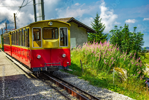 The Schynige Platte Railway is a mountain railway in the Bernese Highlands area of Switzerland