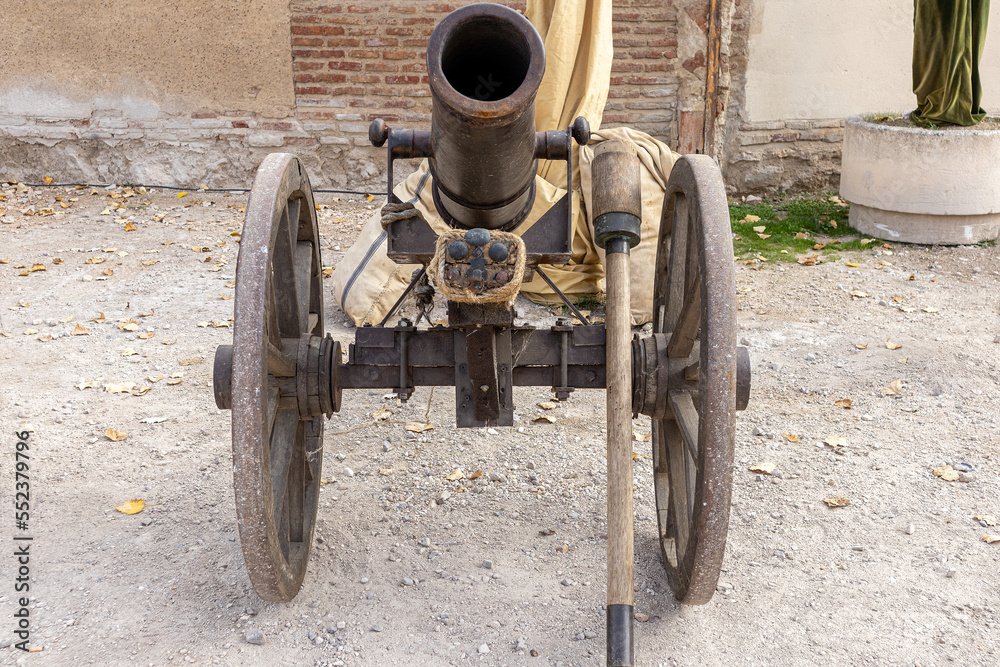 old cannon used by the Spanish army in the 16th century old cannon used by the Spanish army in the 16th century