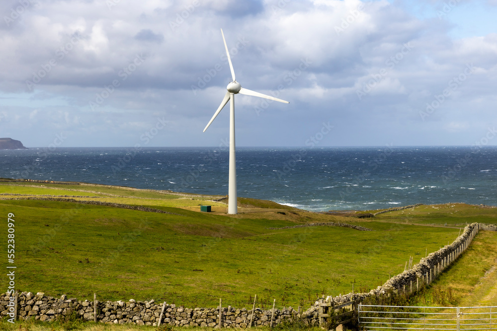 Wind power station on the north coast of Scotland, Fraserburgh