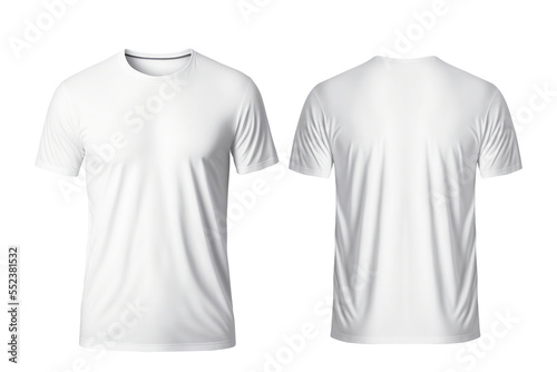 t-shirt front and back