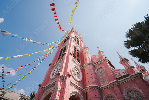 Vietnam Tan Dinh Church (Nhà thờ Tân Định) exterior view