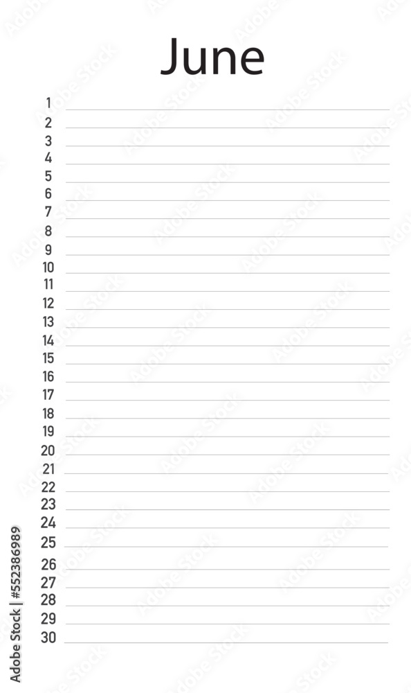 Monthly printable organizer for June. To do list. Monthly printable organizer for June. To do list.