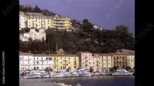 Italy 1977, Giglio island view in 70s photo