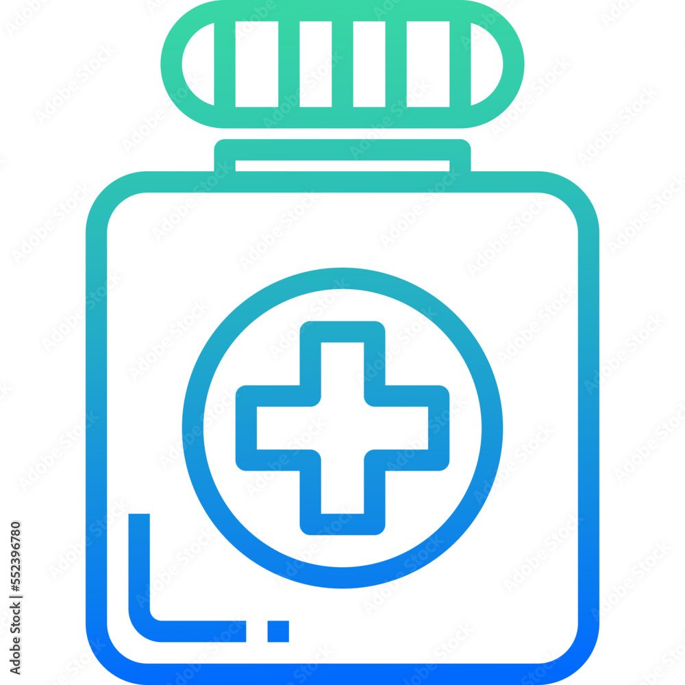 Obraz premium Medicine bottle icon