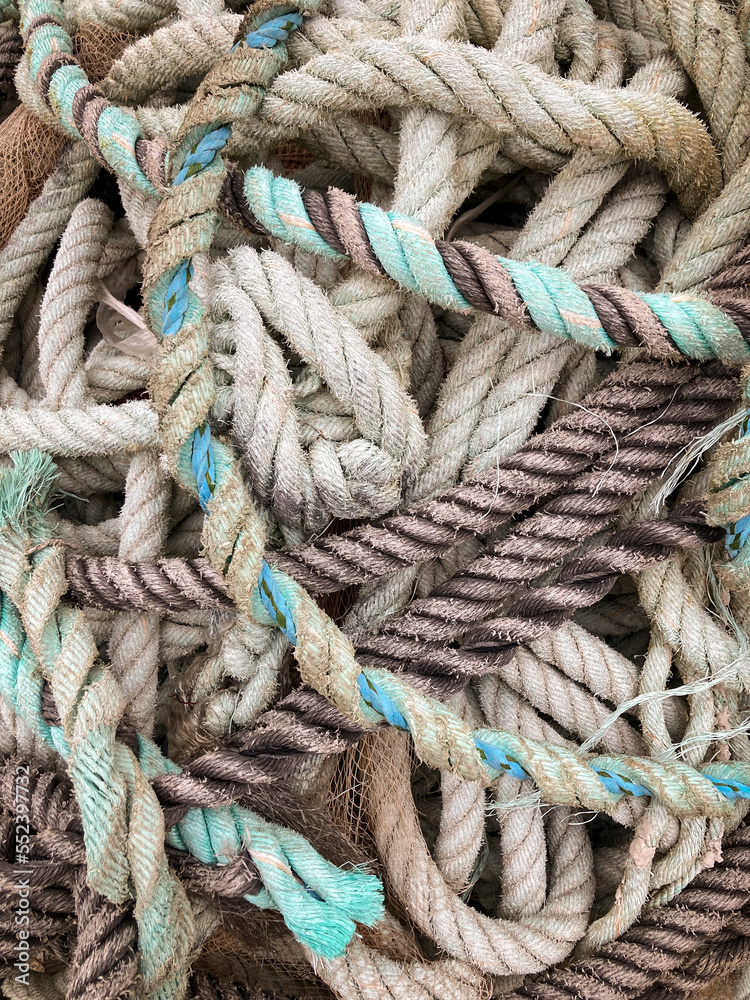 Cuerdas y redes de pesca