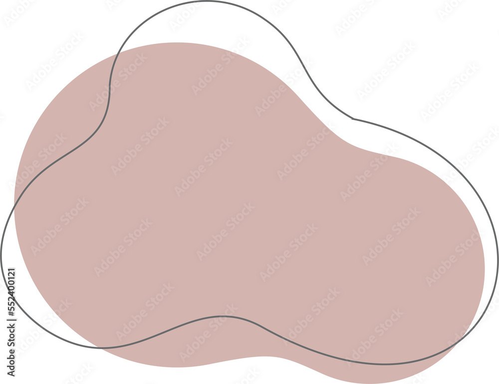 Pastel organic shape. Abstract irregular blot in minimal trendy design with outline circles. Forms for poster story frames Pastel organic shape. Abstract irregular blot in minimal trendy design with outline circles. Forms for poster story frames