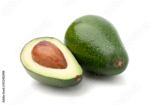 Avocado isolated on white