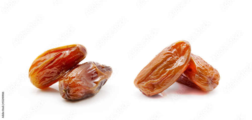 Dates isolated on white background Dates isolated on white background