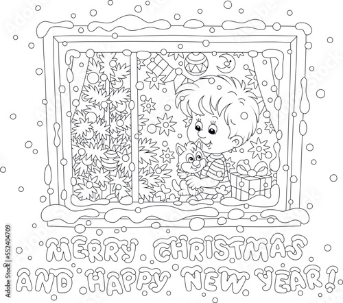 Greeting card with a little...