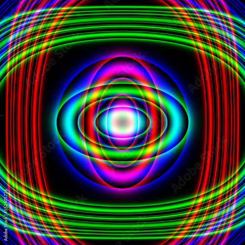 Computergrafik: Bunte Ellipsen