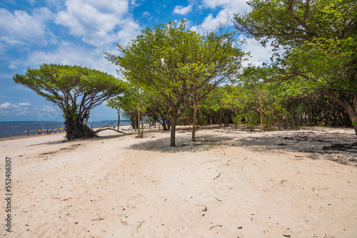 View of the beautiful Praia da Lua  Moon Beach  - Manaus  Amazonas  Brazil