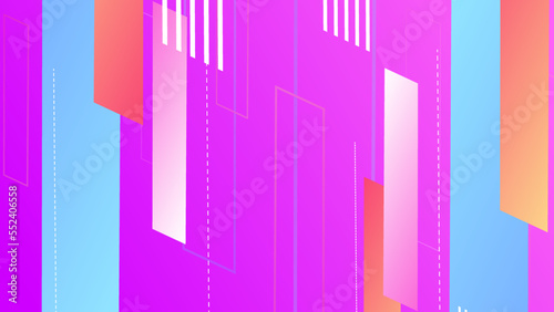 Abstract neon gradient background with retro cyber punk 70s 80s 90s old cyberpunk style and speed motion dynamic shapes