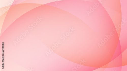 Abstract pink peach wave background © TitikBak
