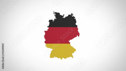 3D Disk with Germany Map Intro