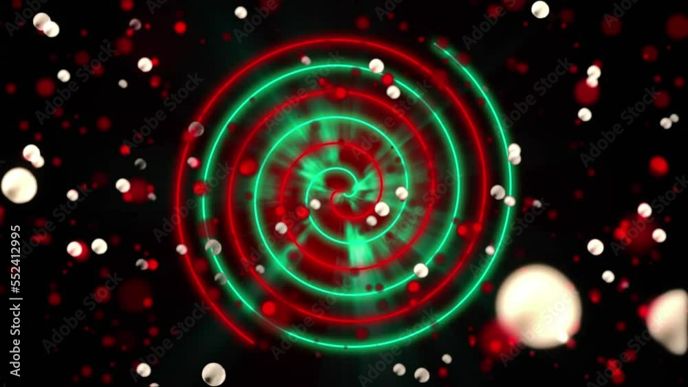 Animations of moving lights and colorful shapes over black background Animations of moving lights and colorful shapes over black background
