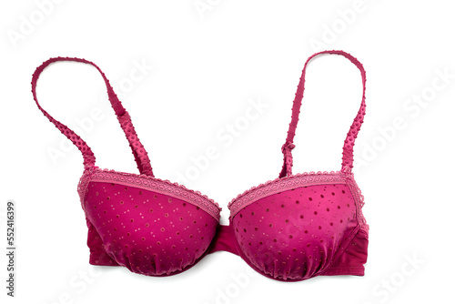 Wallpaper Mural Pink - purple female bra isolated on white background Torontodigital.ca