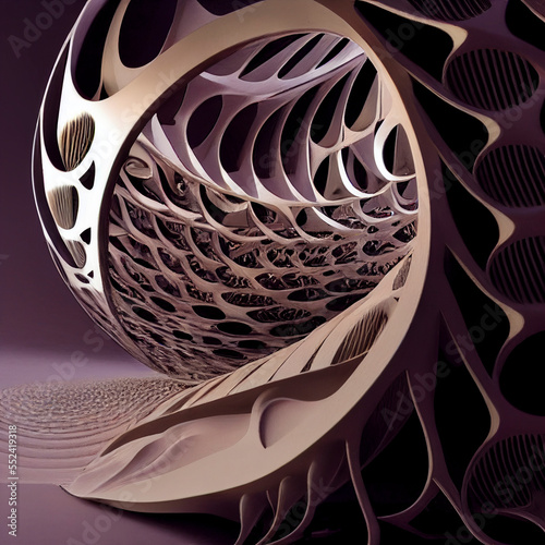 parametric designs on a flat background, intricate and elaborate geometries for 3d printing