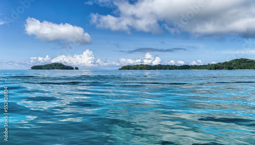 The Pearl Islands archipelago in the Pacific ocean  Panama