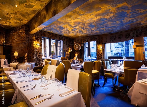 Foto Fictional Restaurant Art in Cupar, United Kingdom.