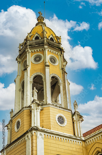 Old church in Panama city in Casco Viejo. photo