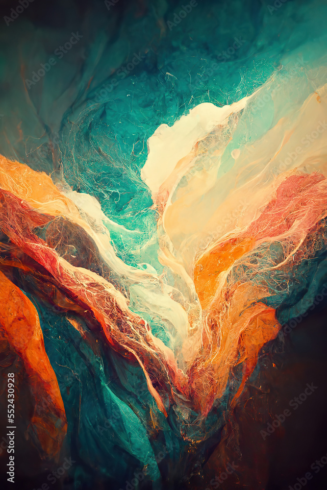 Abstract pastel colors background. AI