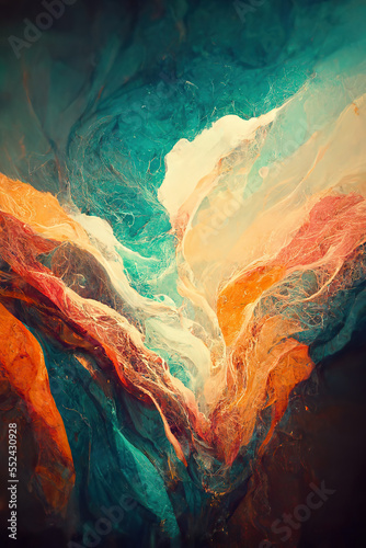 Abstract pastel colors background. AI