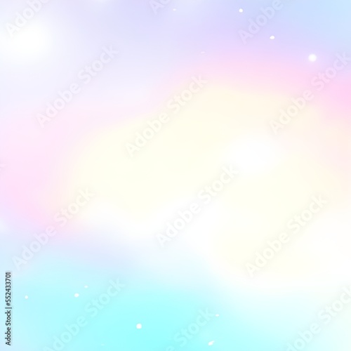 Pastel cosmic fantasy background. Generative AI. 