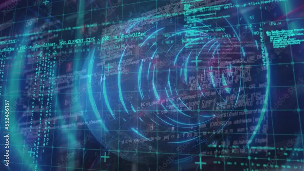 Animation of data processing over tunnel Animation of data processing over tunnel