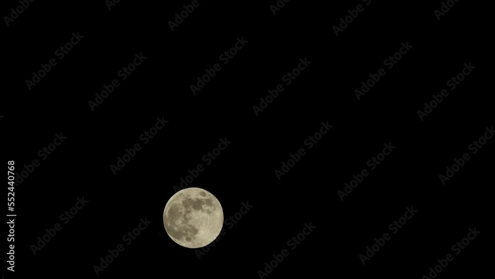 Lunar Occulation of Mars Disappearing Behind Full Moon Rising Moonrise Timelapse Lunar Occulation of Mars Disappearing Behind Full Moon Rising Moonrise Timelapse