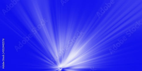 Starburst blue light beam abstract background