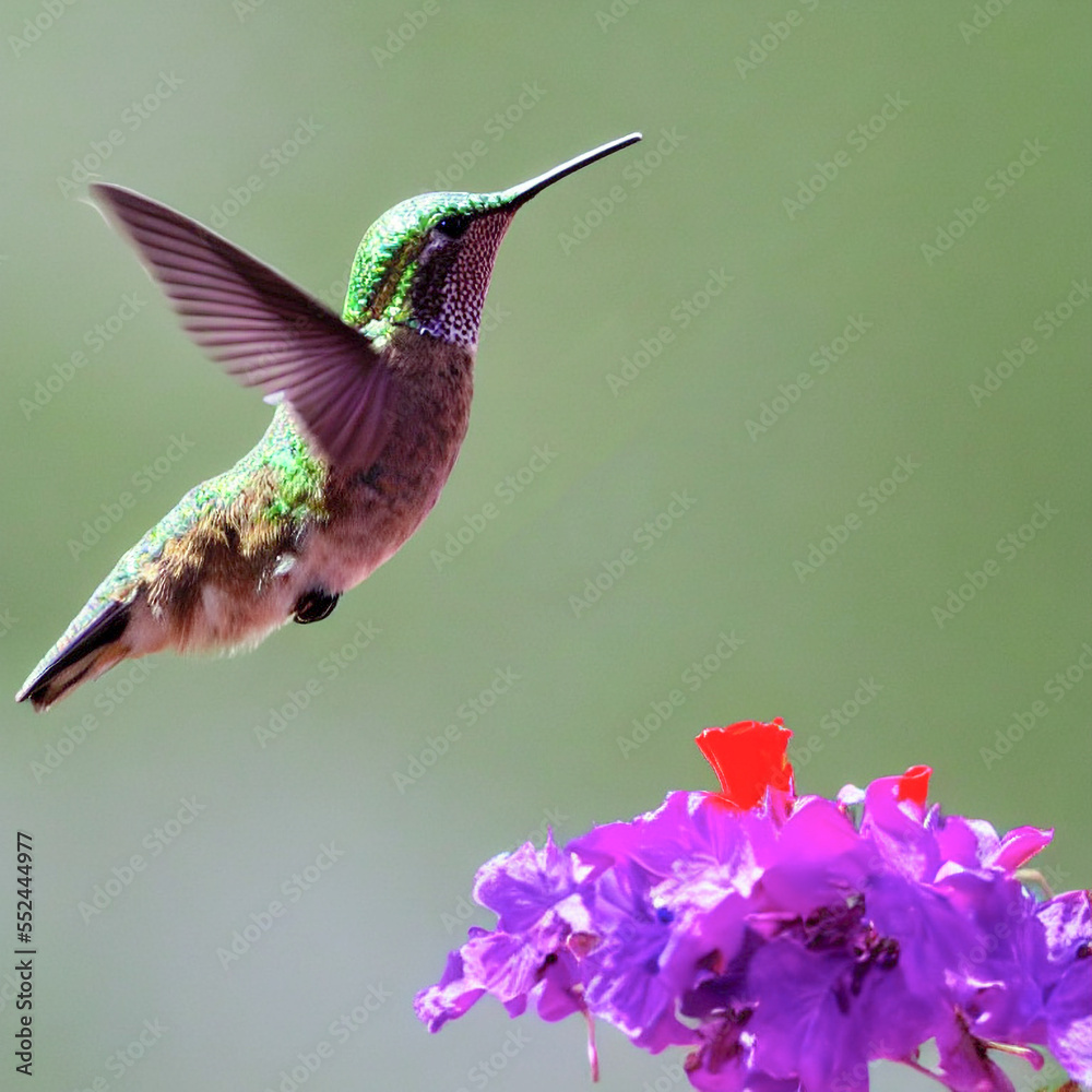 Fototapeta premium hummingbird in flight